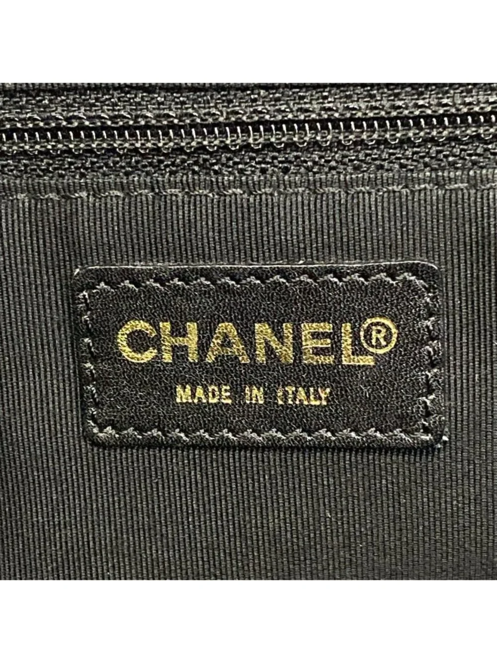 Chanel Shoulder Bag Petit Timeless Tote Quilted Black Chain Gold